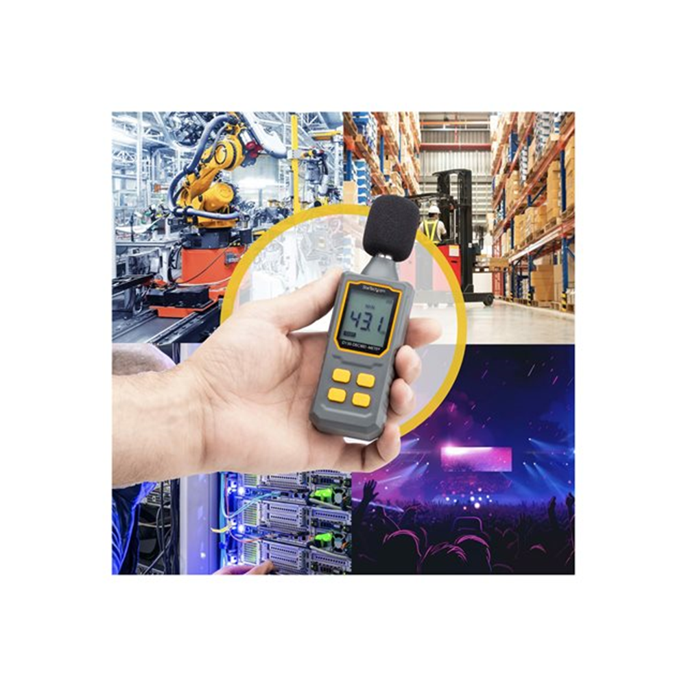 StarTech.com Handheld Digital Sound Meter, Noise/Decibel Level Reader