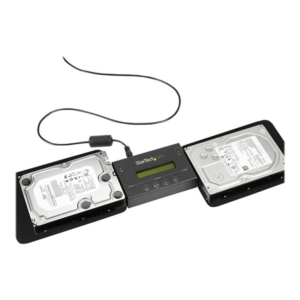 StarTech.com Standalone 2,5/3,5 inch SATA harde-schijfduplicator en -wisser met hoge duplicatiesnelheid tot 14 GB/min