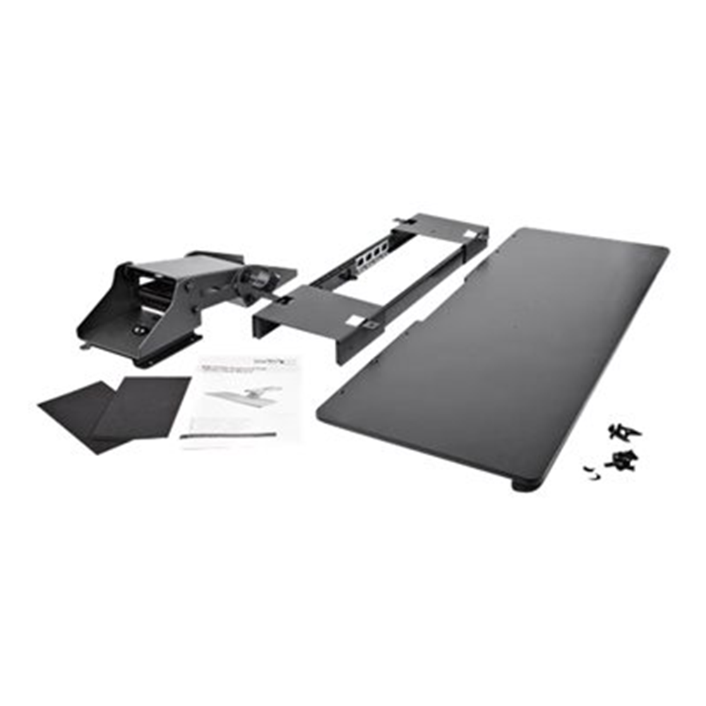 StarTech.com Toetsenbordhouder voor onder bureau - uittrekbaar en verstelbaar - 67 cm breed - ergonomische toetsenbordlade