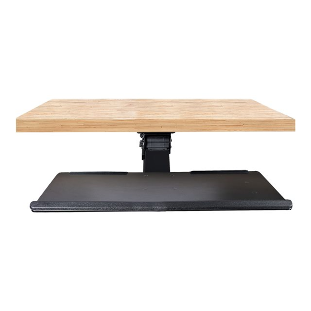 StarTech.com Uitschuifbare Bureau Toetsenbordlade, Full Motion Keyboard en Mouse Tray met Verstelbare Hoogte (25x65cm), Ergonomisch Bureaublad voor Toetsenbord met Muismat en Polssteun (KBTRAYADJ2)