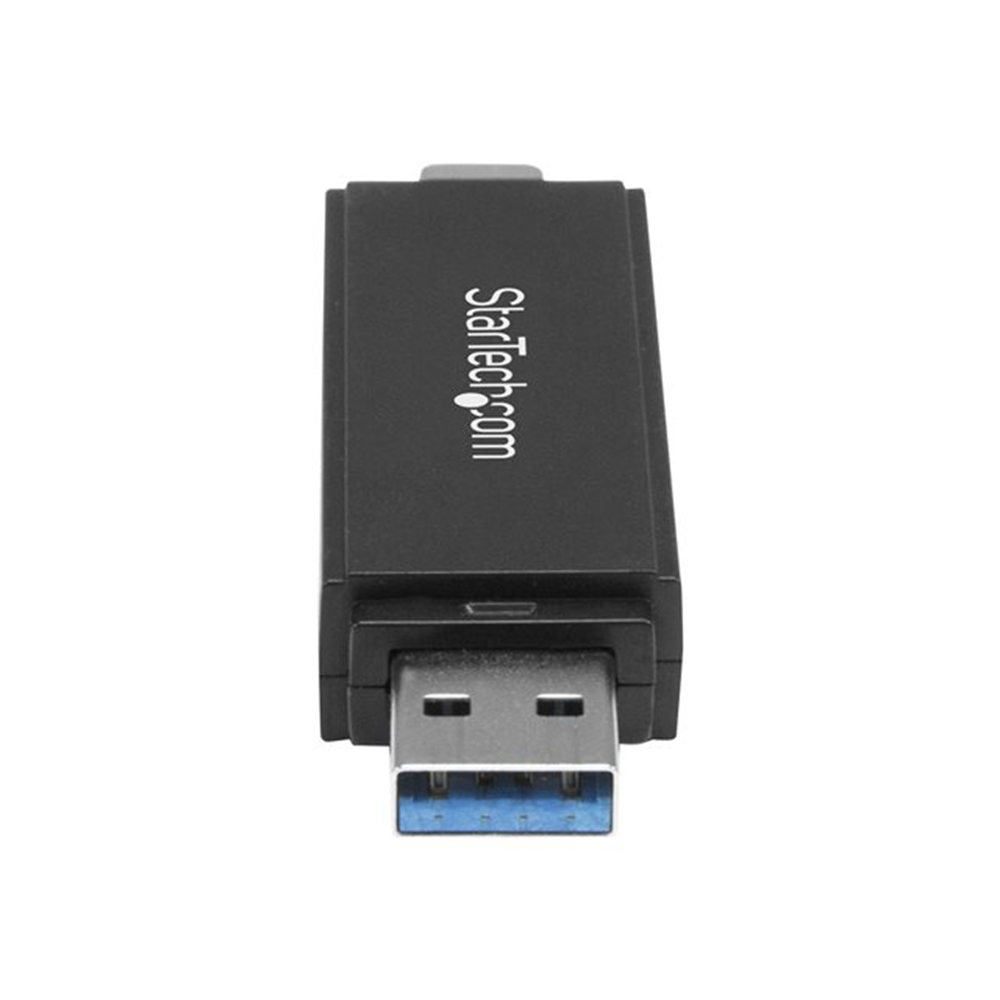 StarTech.com USB 3.0 Geheugenkaart Reader/Writer voor SD en microSD Kaarten, USB 3.0 SD Card Reader, Compact, 5Gbps, USB-C en USB-A, MicroSD USB Adapter (SDMSDRWU3AC)