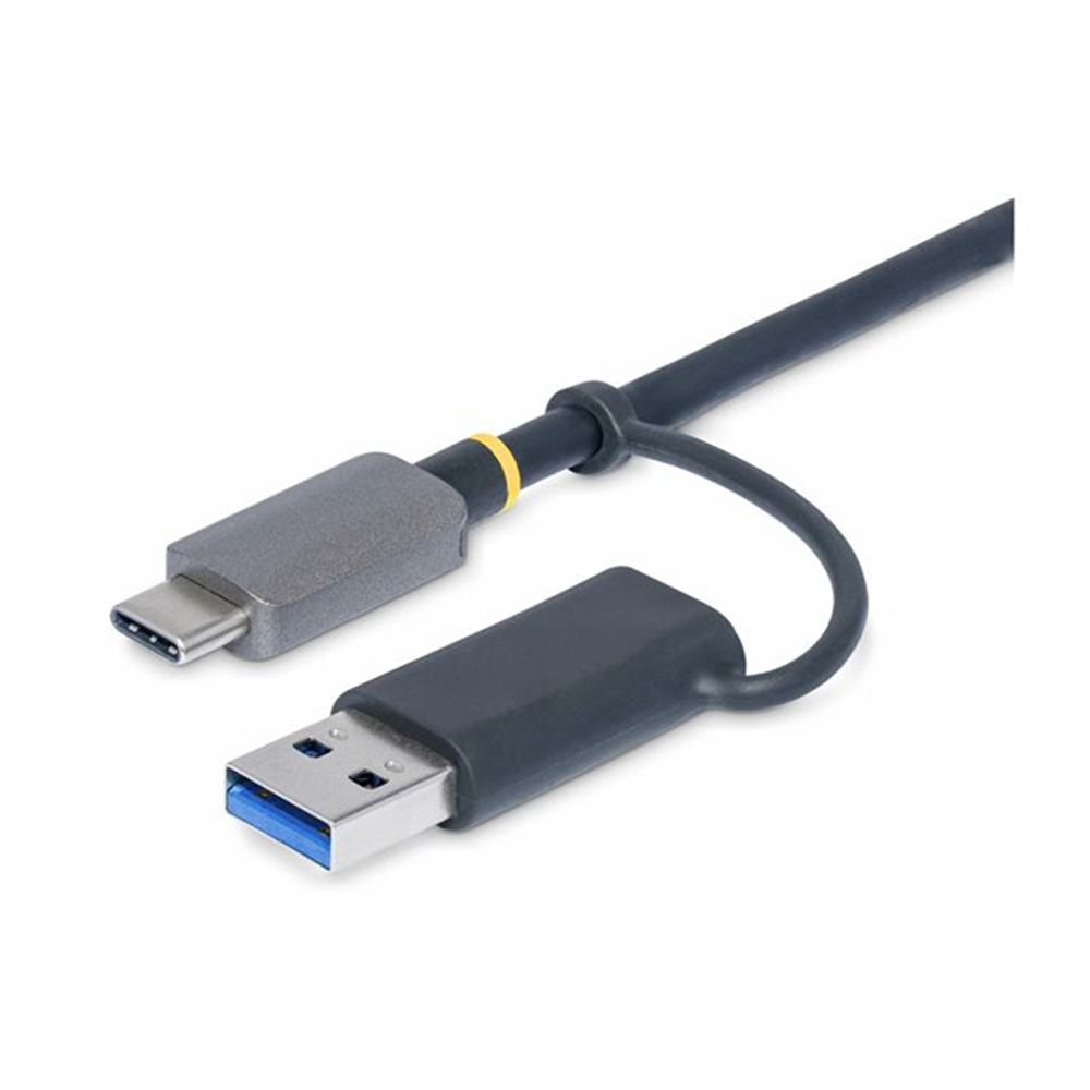 StarTech.com USB 3.0 Multi-Media Memory Card Reader, SD/microSD/CompactFlash Card Reader, Portable USB 5Gbps Card Adapter, External USB-C Card Reader with Attached USB-A Adapter - Works with Any Operating System (FCREADMICRO3V2)