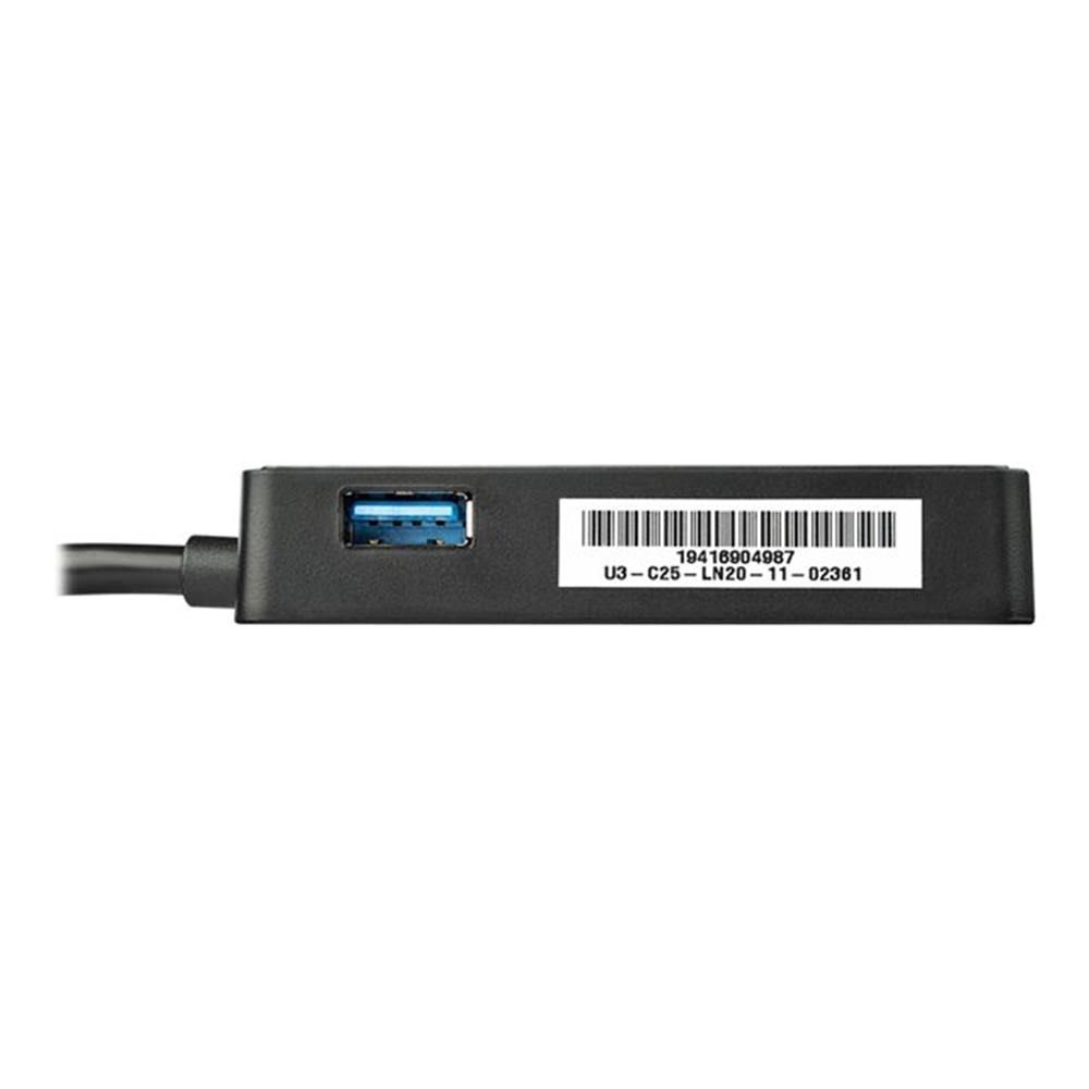 StarTech.com USB 3.0 naar gigabit Ethernet-adapter NIC met USB-poort - zwart