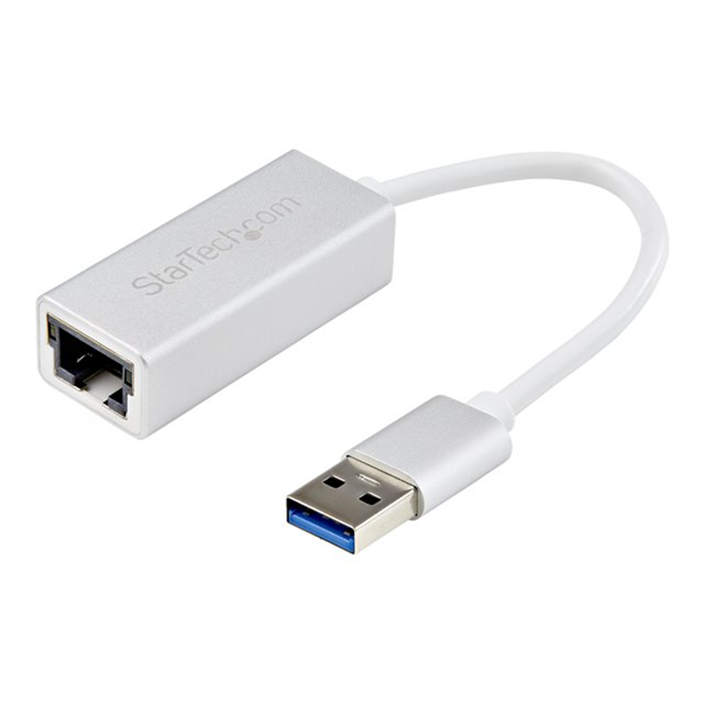StarTech.com USB 3.0 naar gigabit ethernet netwerkadapter - zilver - strak aluminium design, ideaal voor MacBook, Chromebook of tablet