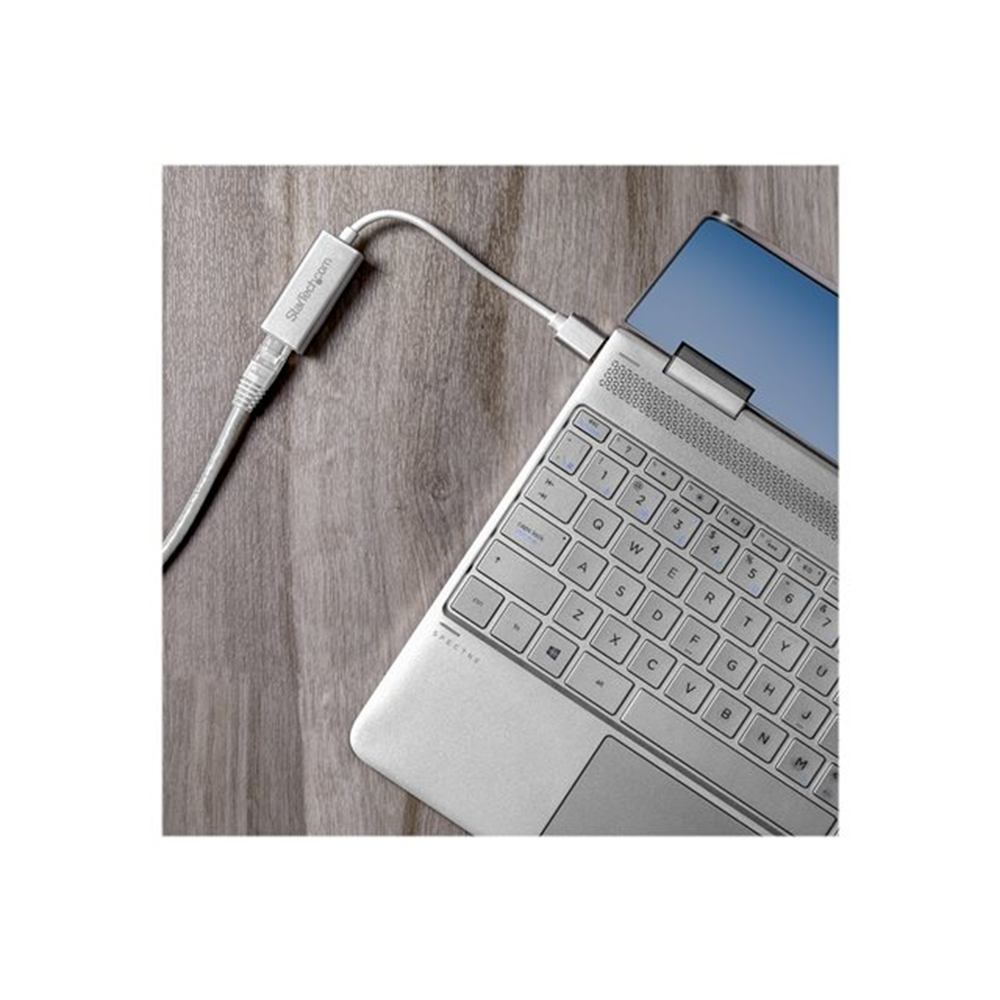 StarTech.com USB 3.0 naar gigabit ethernet netwerkadapter - zilver - strak aluminium design, ideaal voor MacBook, Chromebook of tablet