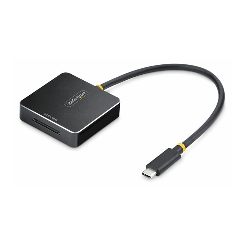 StarTech.com USB-C SD Express Card Reader, USB 10Gbps, Portable Memory Card Reader, USB Type-C to Secure Digital 7.1 Adapter, Works with Any Operating System