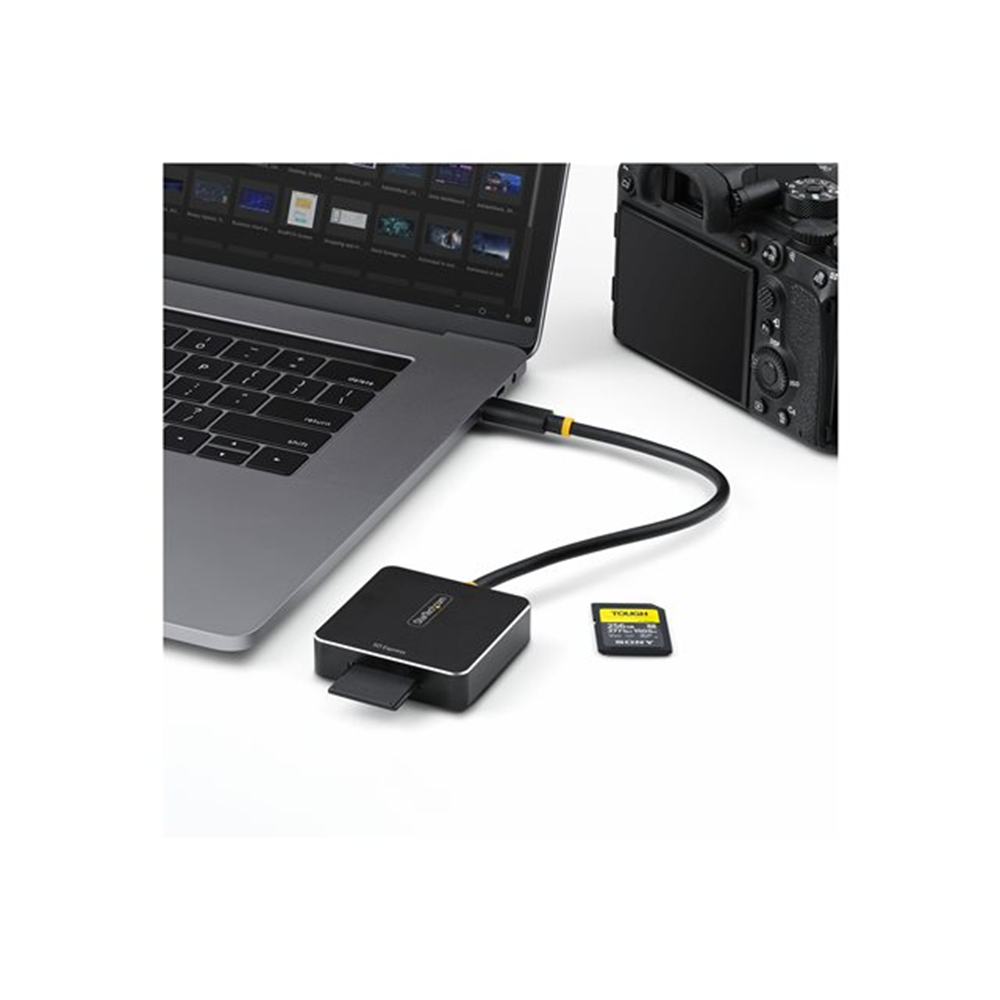 StarTech.com USB-C SD Express Card Reader, USB 10Gbps, Portable Memory Card Reader, USB Type-C to Secure Digital 7.1 Adapter, Works with Any Operating System