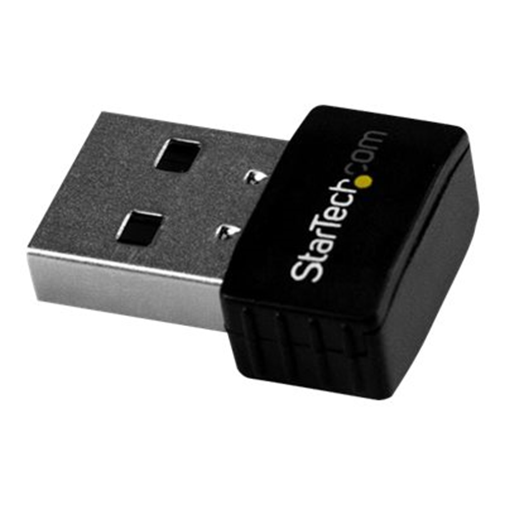StarTech.com USB Wi-Fi adapter - AC600 - Dual-Band Nano adapter - draadloos - 1T1R 802.11ac wireless adapter - 2.4GHz / 5GHz