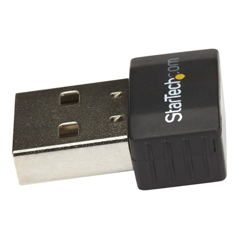 StarTech.com USB Wi-Fi adapter - AC600 - Dual-Band Nano adapter - draadloos - 1T1R 802.11ac wireless adapter - 2.4GHz / 5GHz