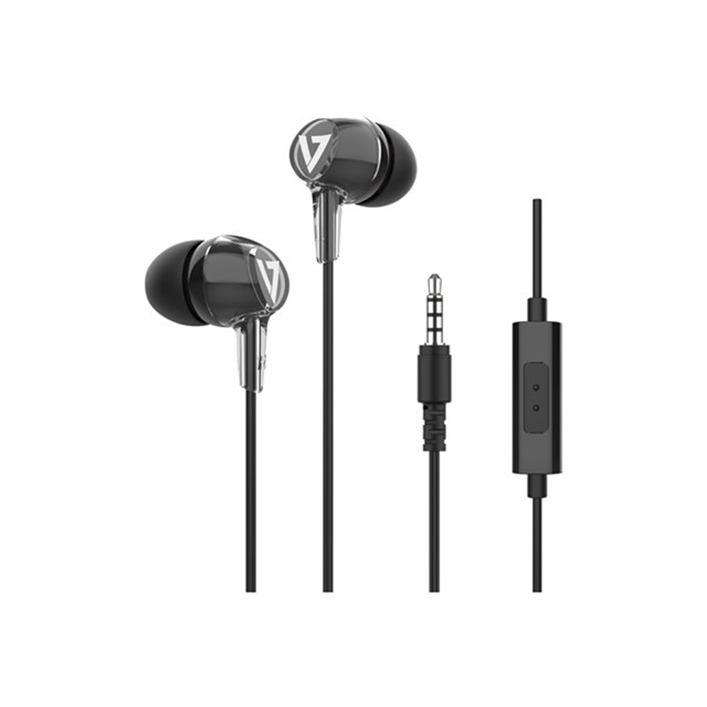 STEREO EARBUDS W/INLINE MIC 3.5MM 1.2M