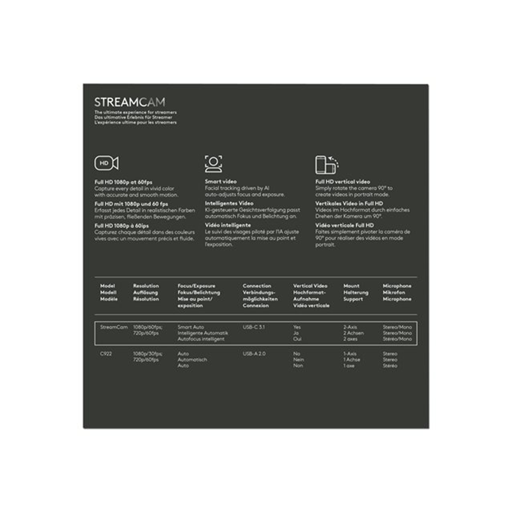 StreamCam - OFF WHITE - EMEA