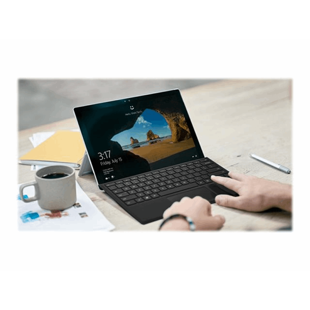 Surface Pro Type Cover wFPR Eng Intl Euro Hdwr       Commercial Black