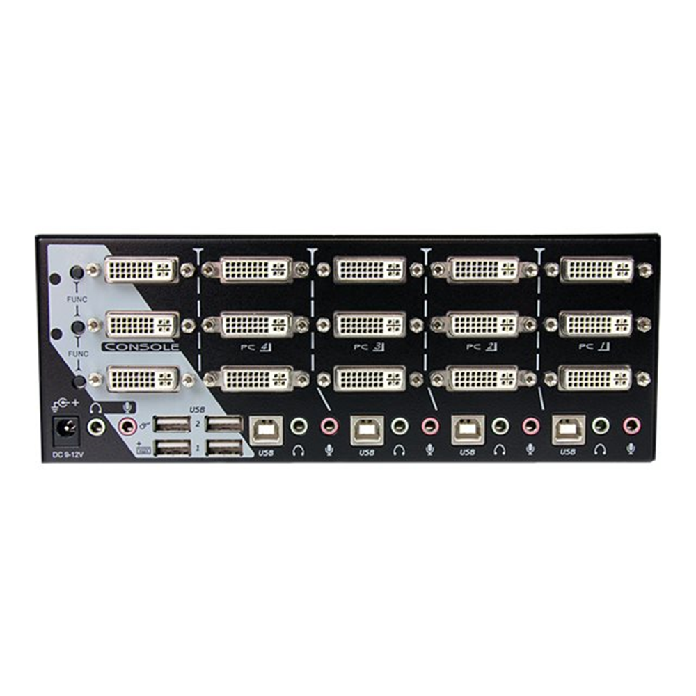 Switch KVM DVI triplo USB