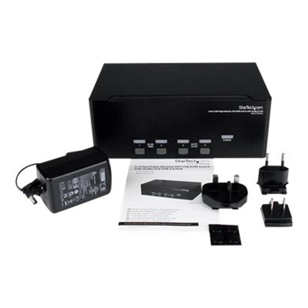 Switch KVM DVI triplo USB