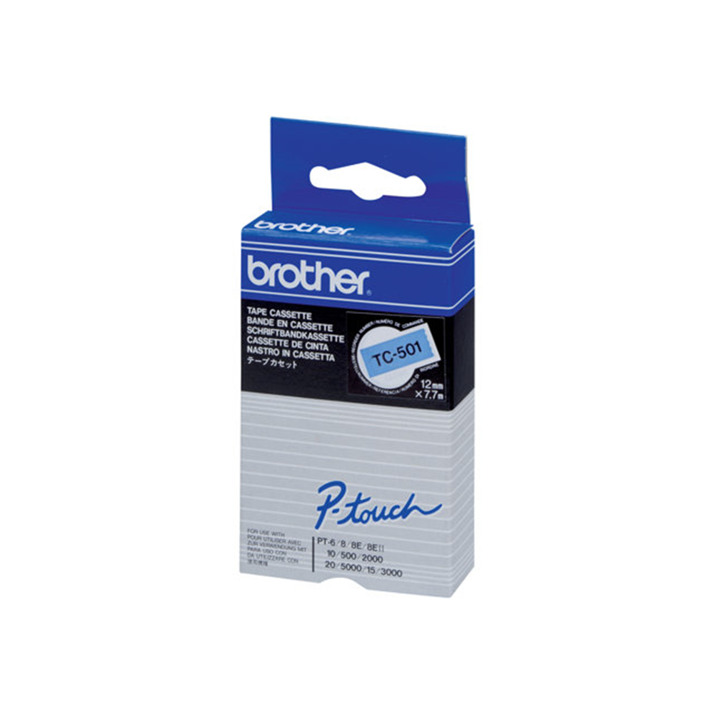 Tape/12mm blue/black f P-Touch