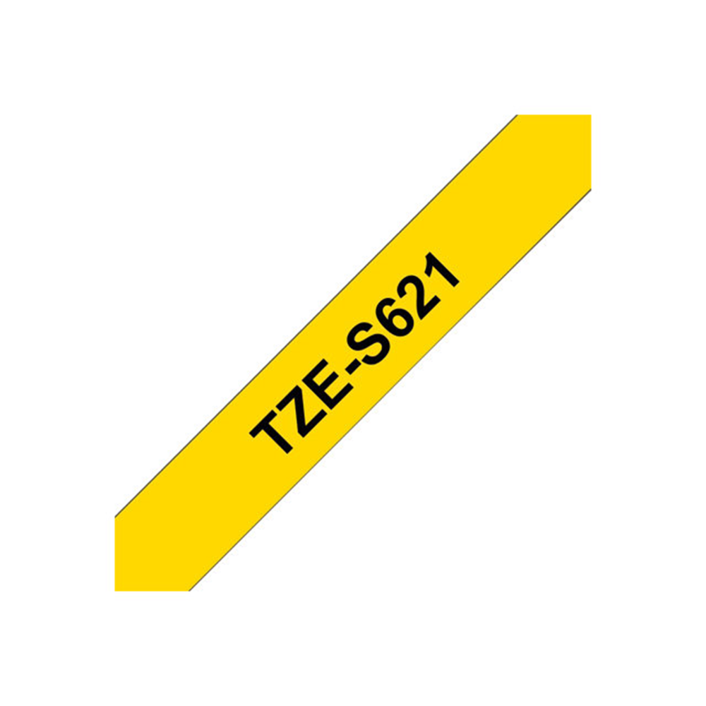 Tape/9mm black on yellow f P-Touch TZE