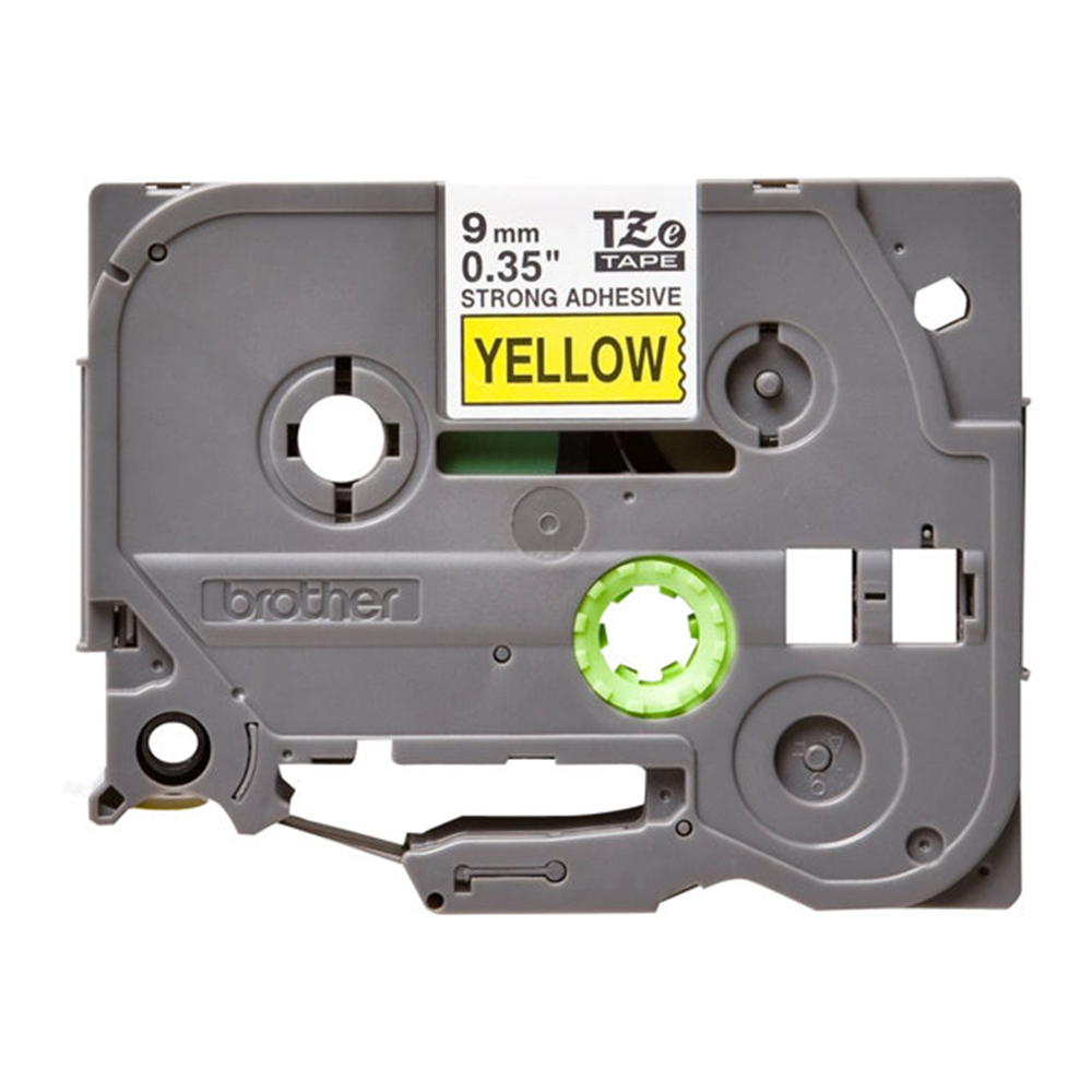 Tape/9mm black on yellow f P-Touch TZE