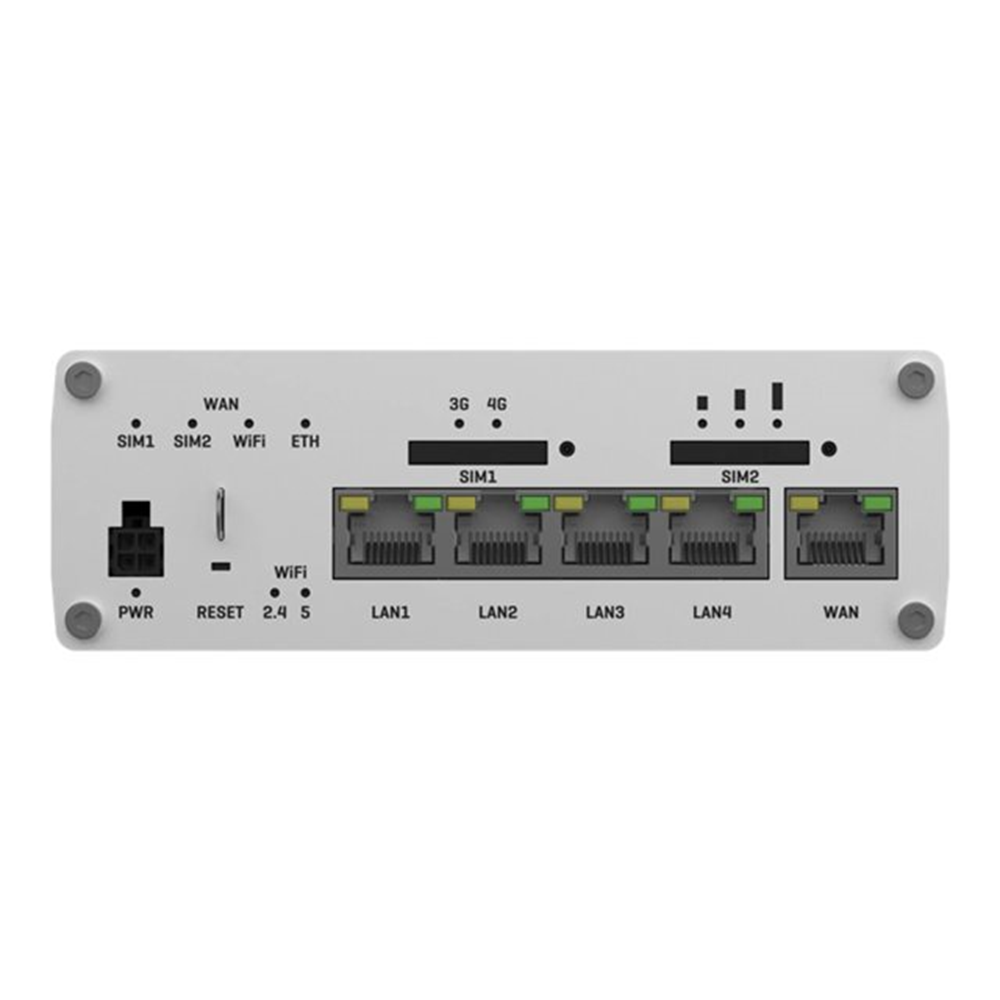 The fastest single modem LTE-A Cat 12 router. With two SIM cards Wave-2 dual-band Wi-Fi five Gigabit Ethernet ports andautomatic failover.