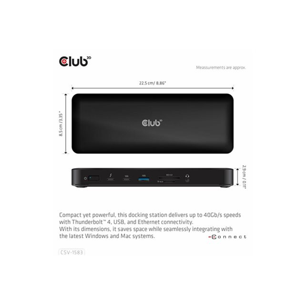 THUNDERBOLTTM 4 CERTIFIED 16-IN-1 QUADRA DISPLAYS DOCKING STATION WITH DISPLAYLINK