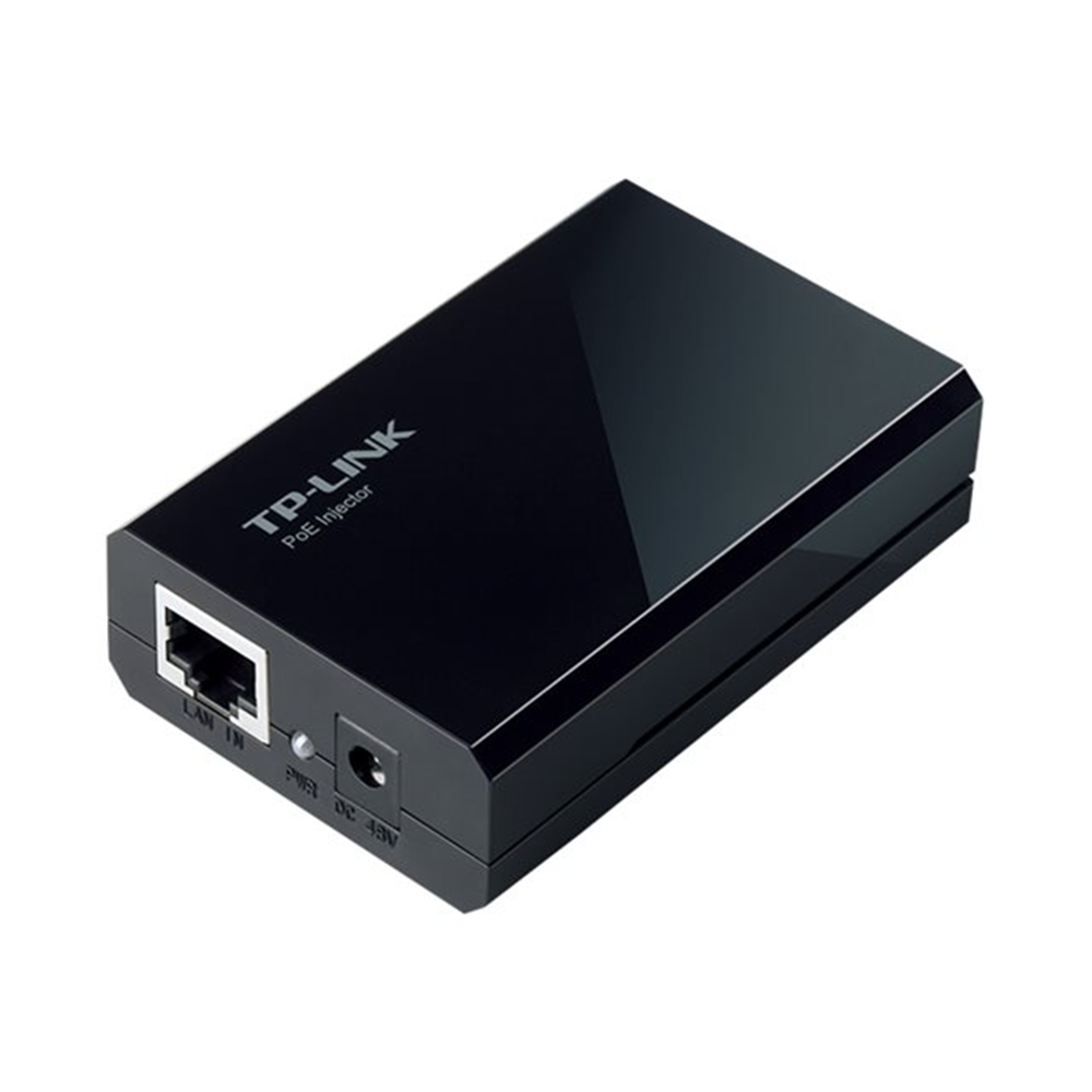 TL-POE150S PoE Injector Adapter IEEE 802.3af compliant Data and power carried over the same cable up to 100 meters plastic case pocket size Plug & Play