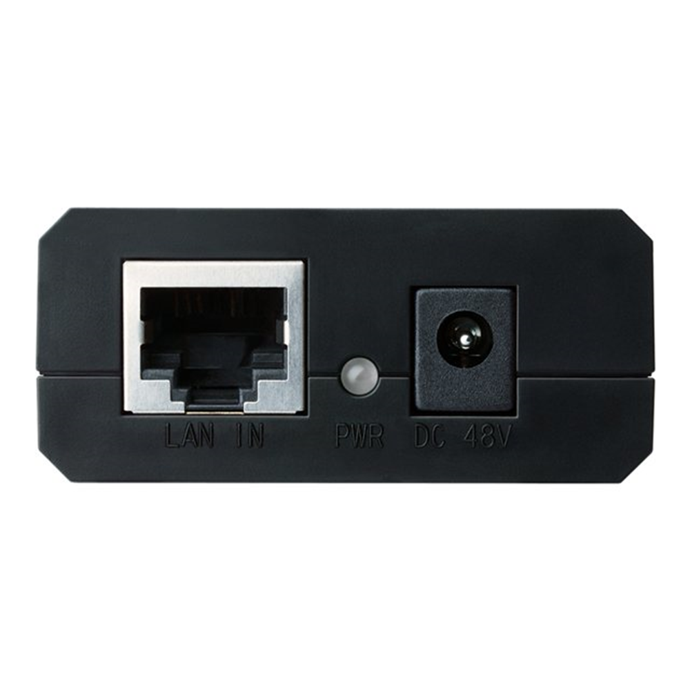 TL-POE150S PoE Injector Adapter IEEE 802.3af compliant Data and power carried over the same cable up to 100 meters plastic case pocket size Plug & Play