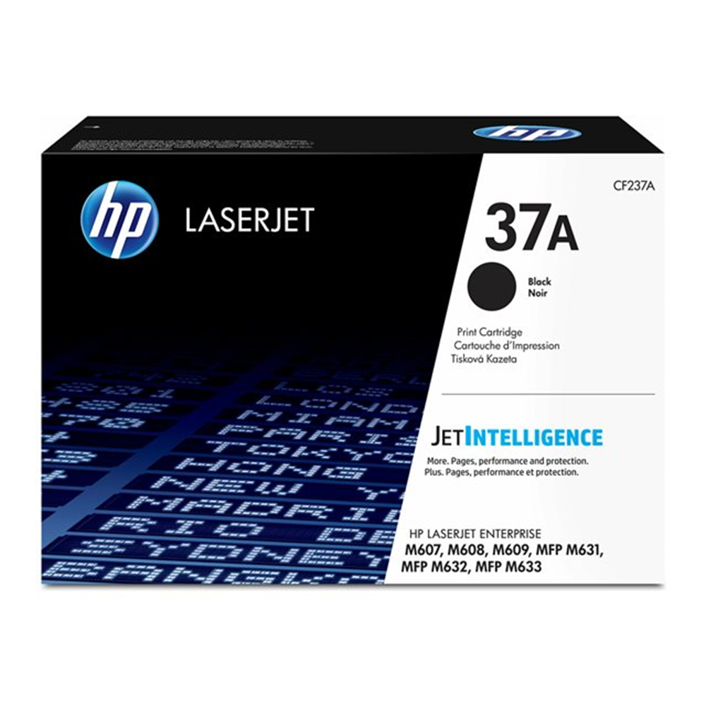 Toner/HP 37A LaserJet Cart BK