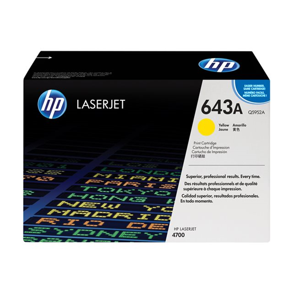 Tonercartridge yellow for Color LaserJet 4700