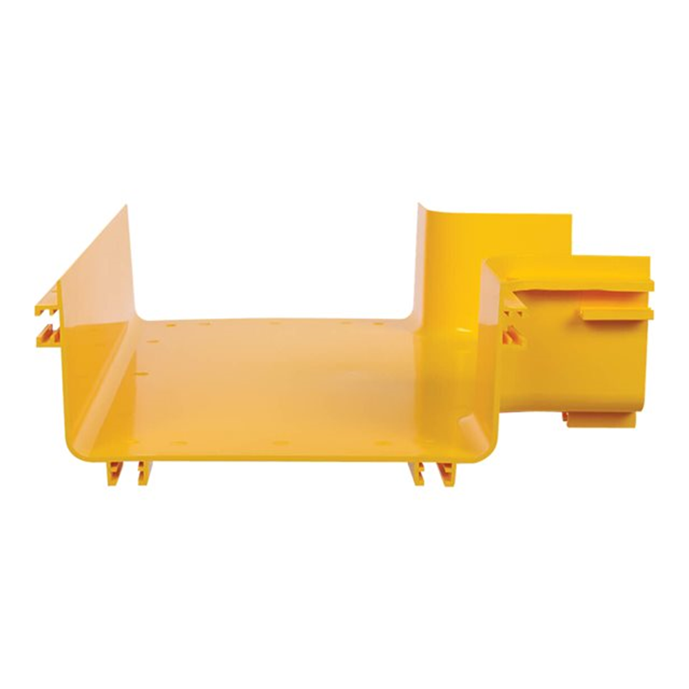 Toolless Horizontal 90-Degree T-Junction for Fiber Routing System 240 mm 10 in. Toolless Horizontal 90-Degree T-Junction for Fiber Routing System 240 mm 10 in.