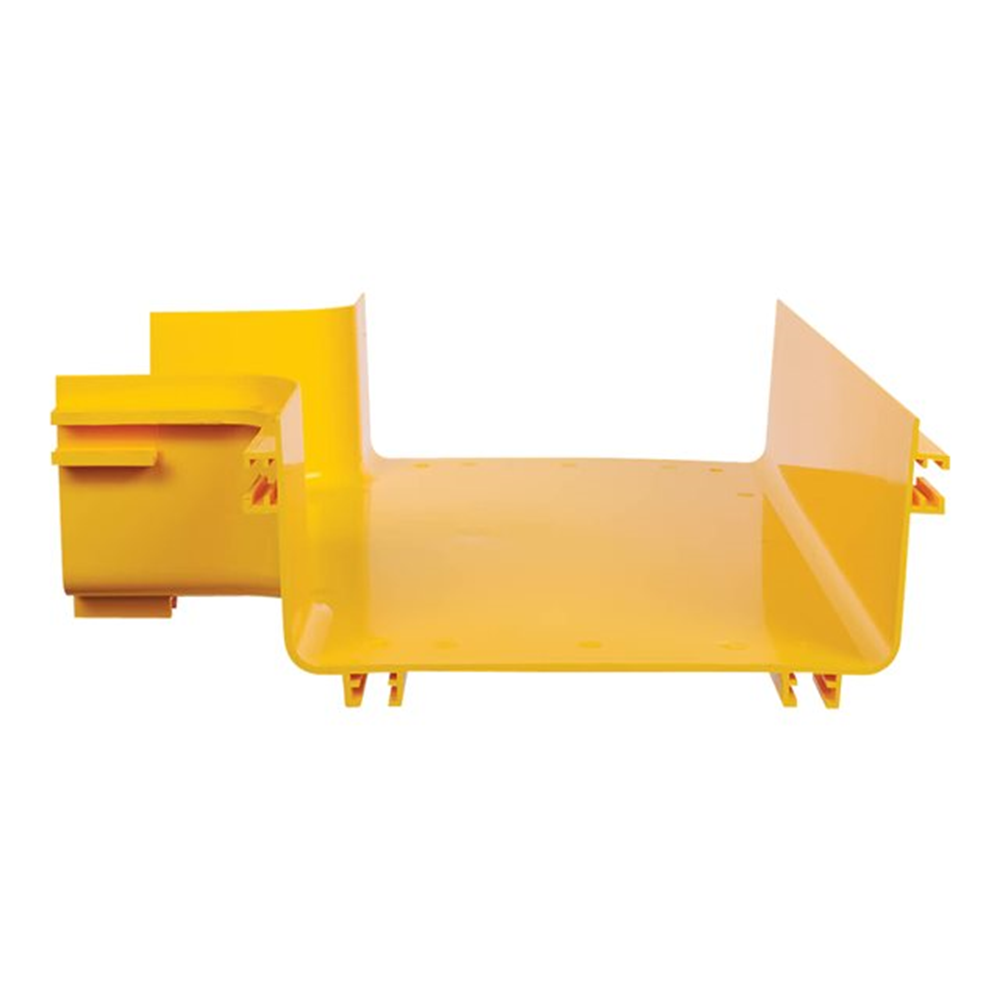 Toolless Horizontal 90-Degree T-Junction for Fiber Routing System 240 mm 10 in. Toolless Horizontal 90-Degree T-Junction for Fiber Routing System 240 mm 10 in.