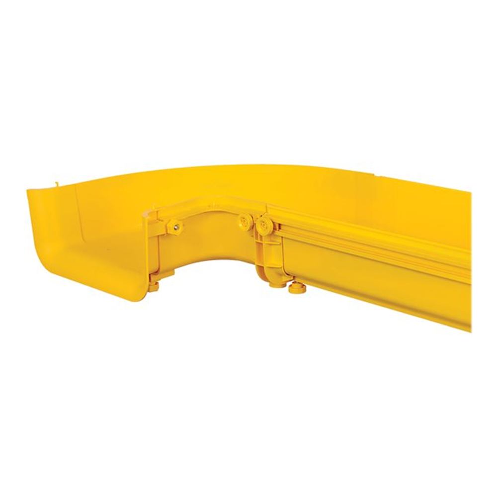 Toolless Straight Channel Section for Fiber Routing System 240 x 120 x 1220 mm 10 x 5 x 48 in.