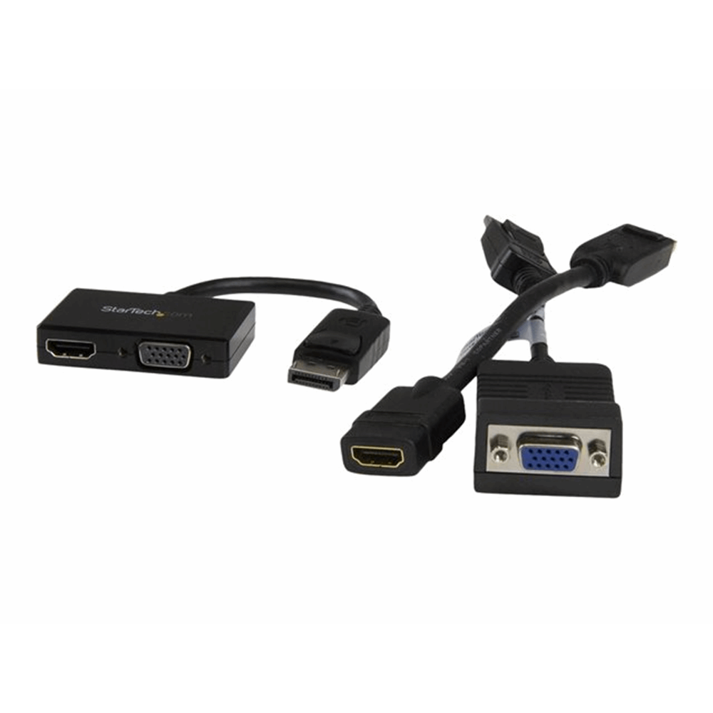 Travel A/V Adapter: DP to VGA/HDMI