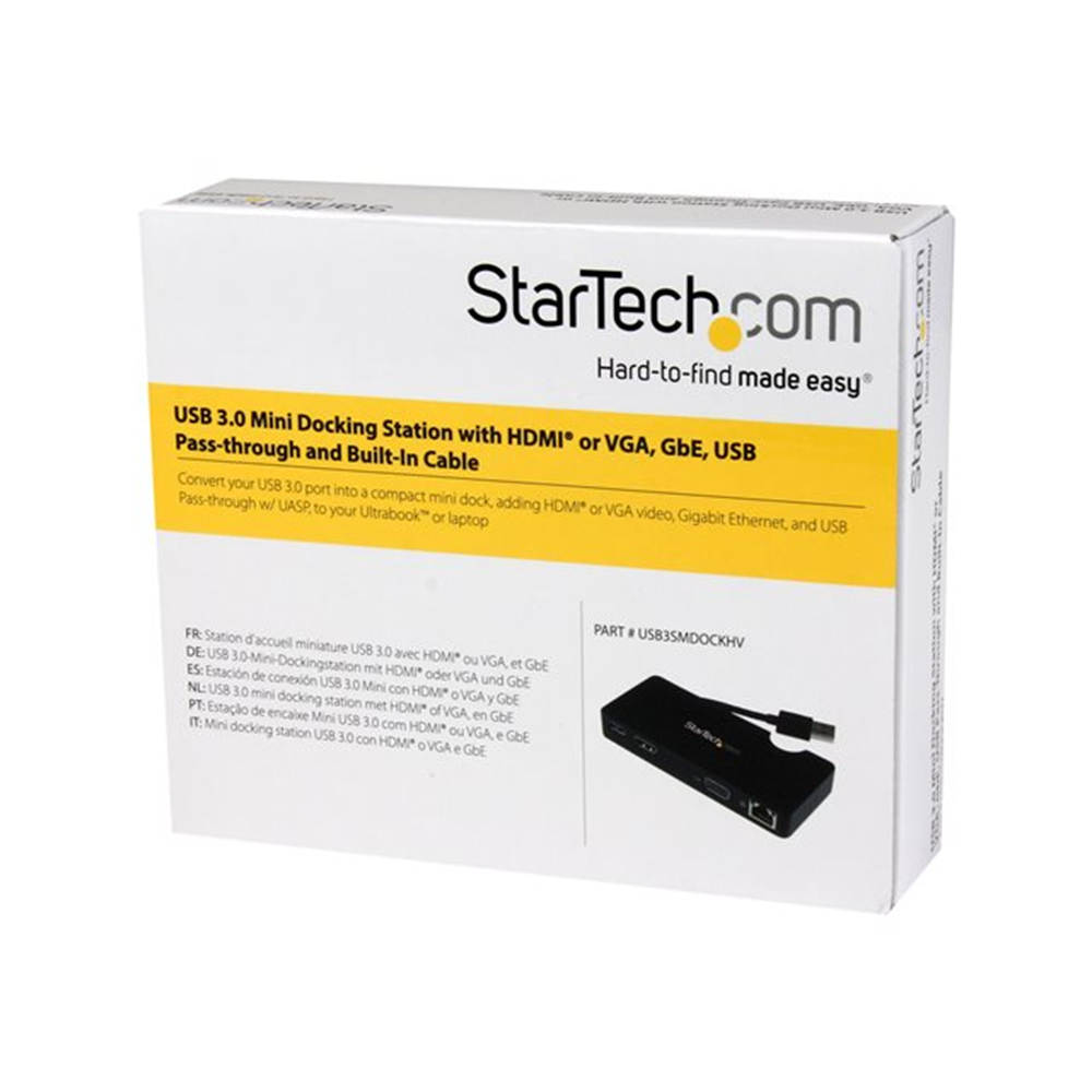 Travel Dock for Laptops - HDMI or VGA