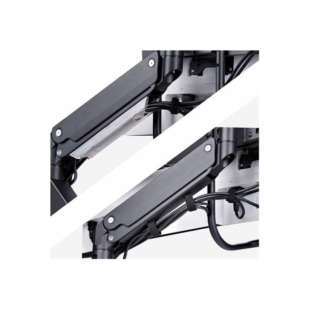 Triple Monitor Desk Mount 27in Screens