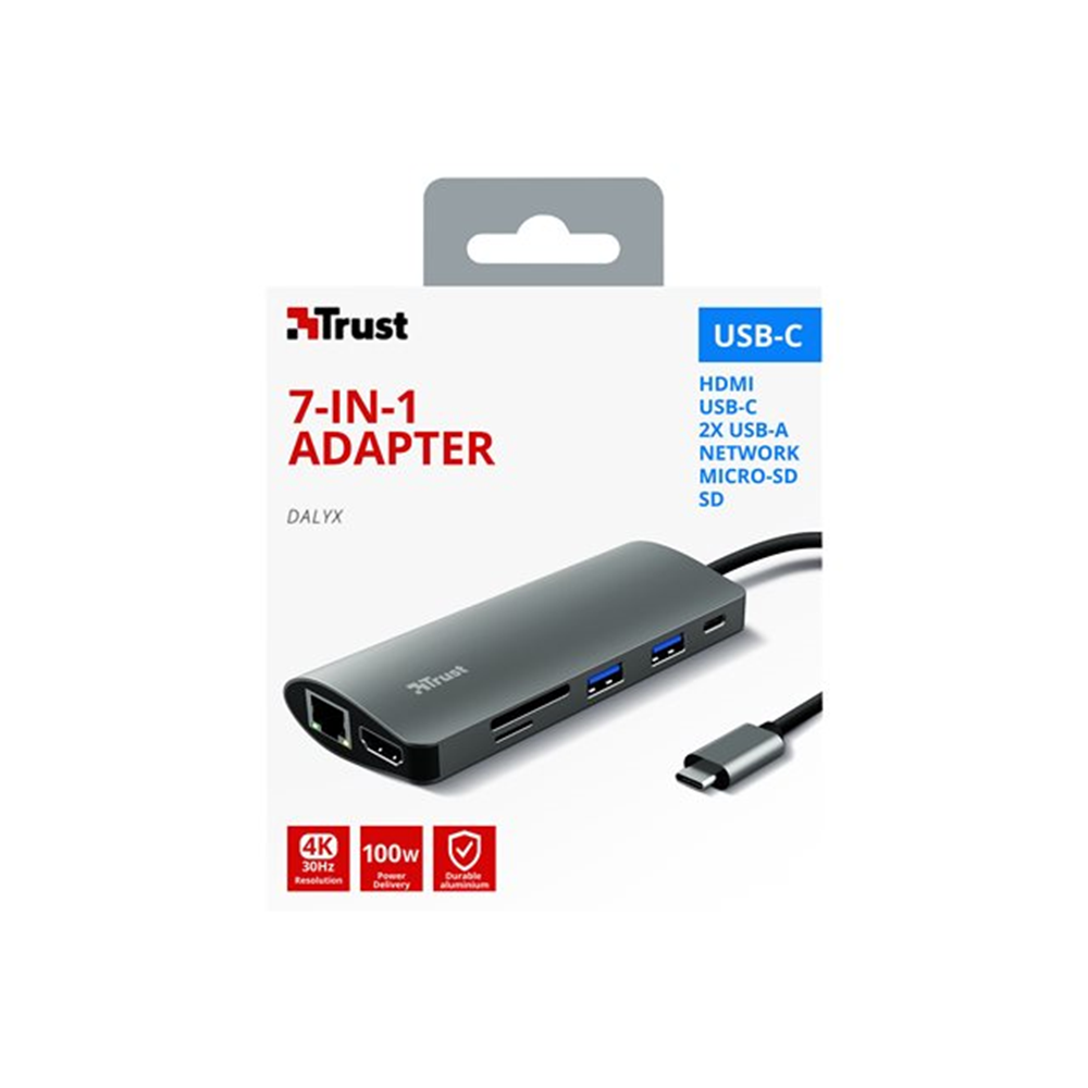 Trust Dalyx 7-in-1 USB-C Multiport Adapter