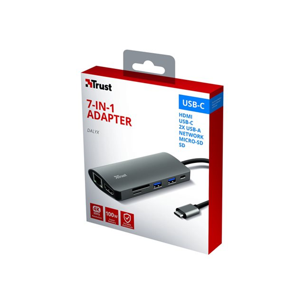 Trust Dalyx 7-in-1 USB-C Multiport Adapter