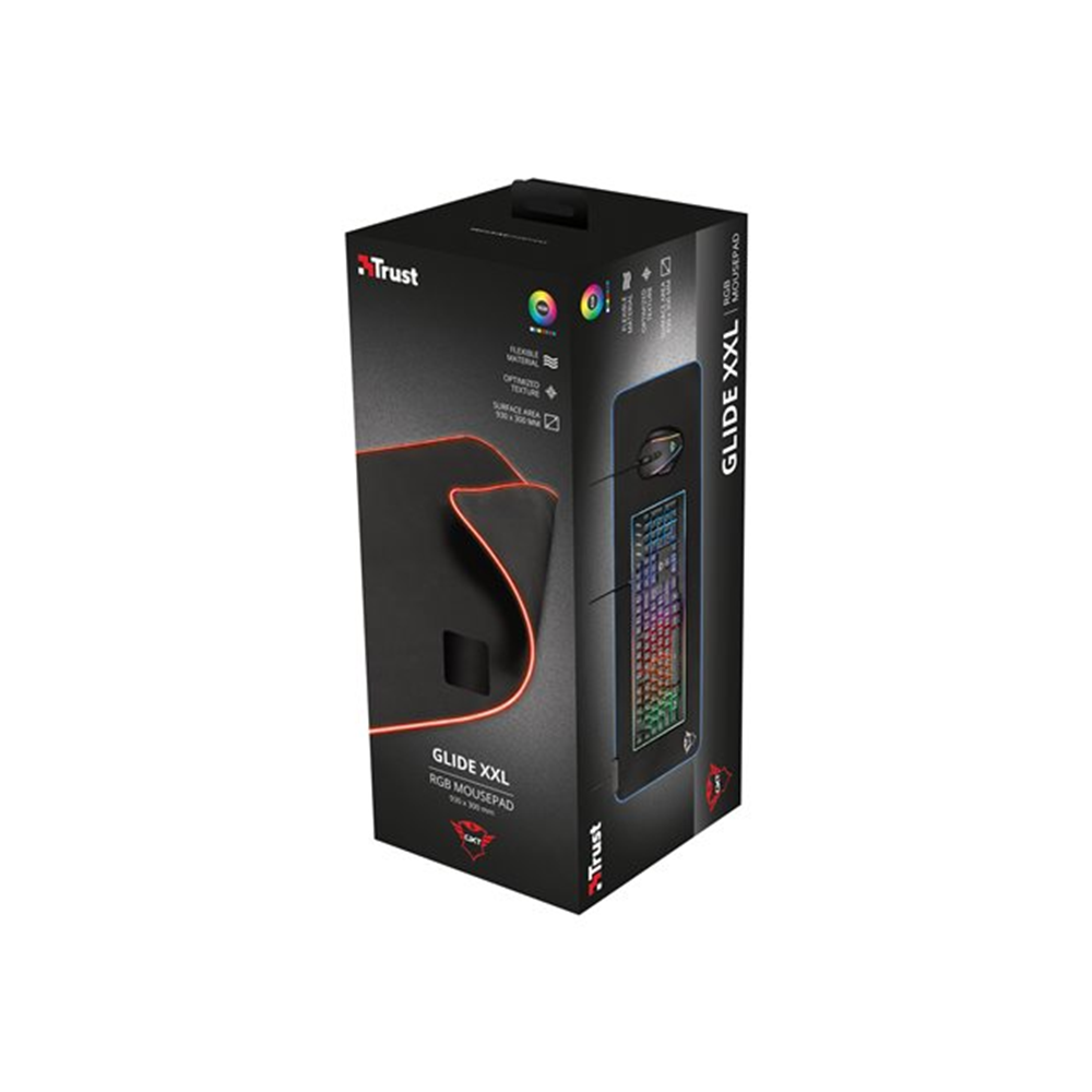 Trust GXT 764 Glide-Flex XXL RGB-illuminated Flexible Mouse Pad