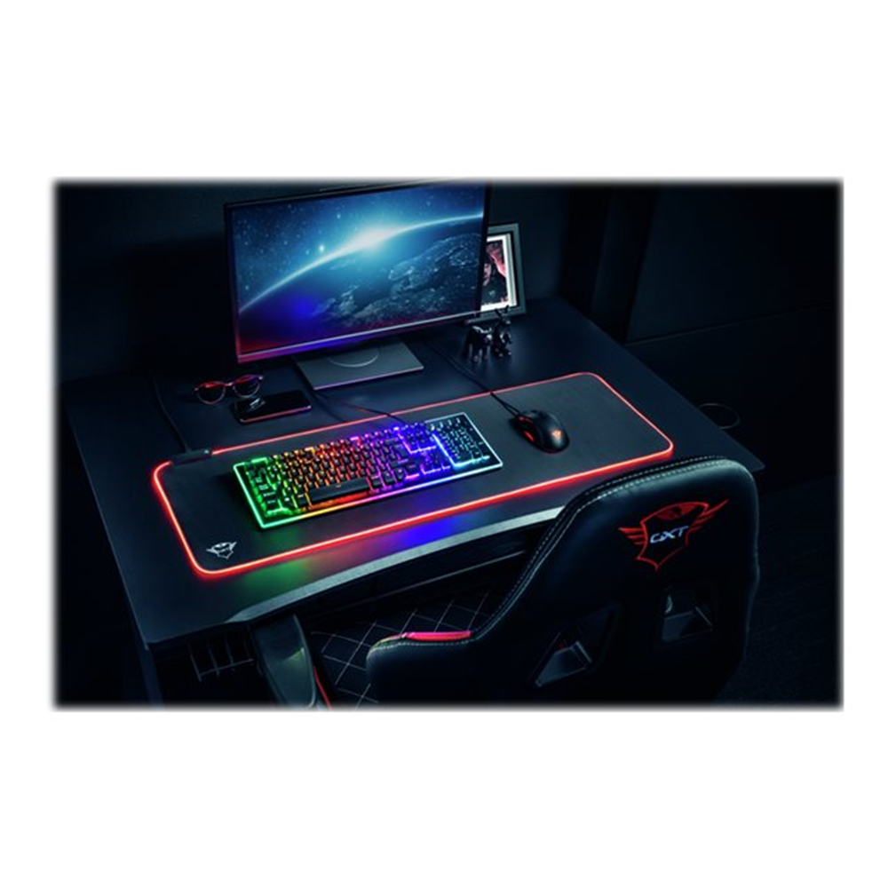Trust GXT 764 Glide-Flex XXL RGB-illuminated Flexible Mouse Pad