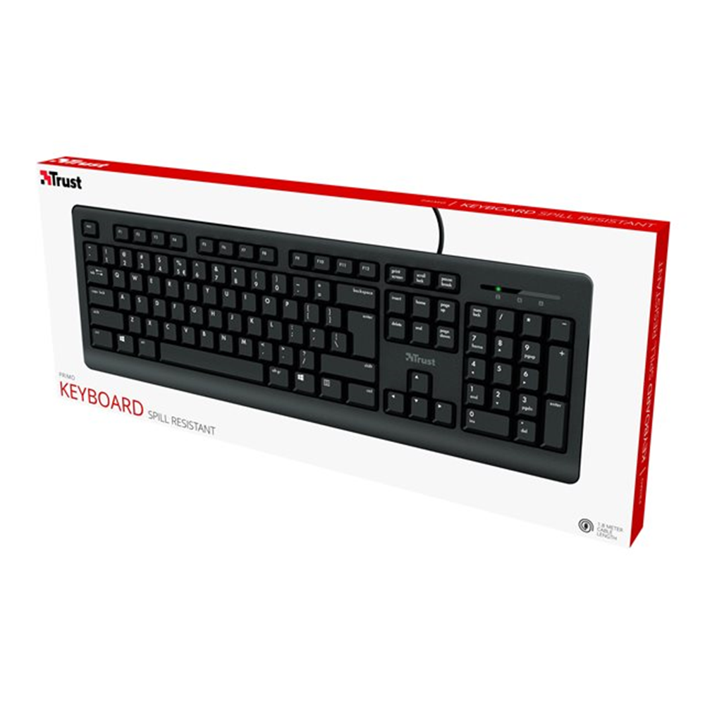 Trust Primo - toetsenbord - QWERTY Input Device
