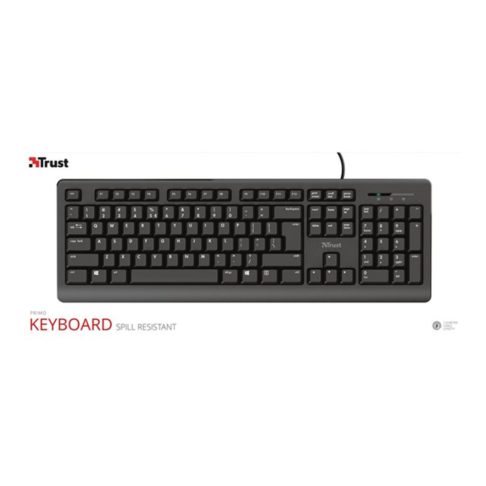 Trust Primo - toetsenbord - QWERTY Input Device