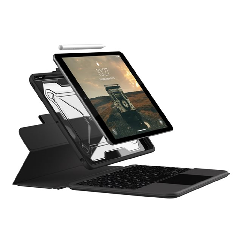 UAG iPad 10.2 Rugged BL Keyb w/Trackp UK