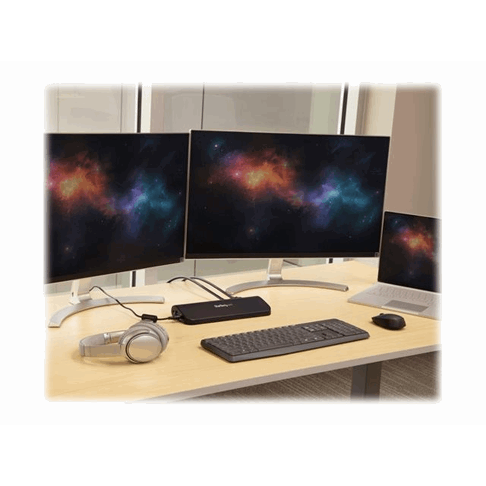 Universal Dual Monitor USB 3 Laptop Dock