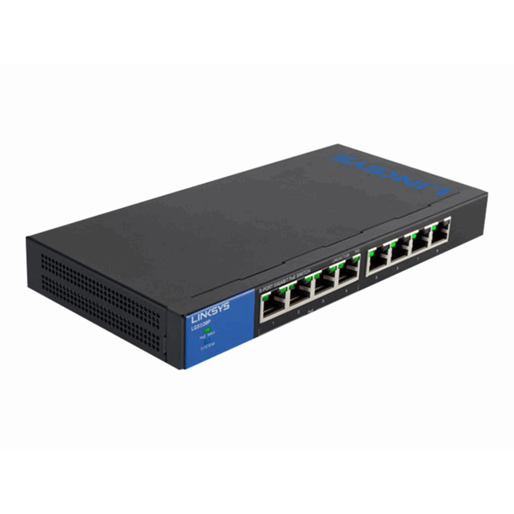 Unmanaged Switches PoE 8-port