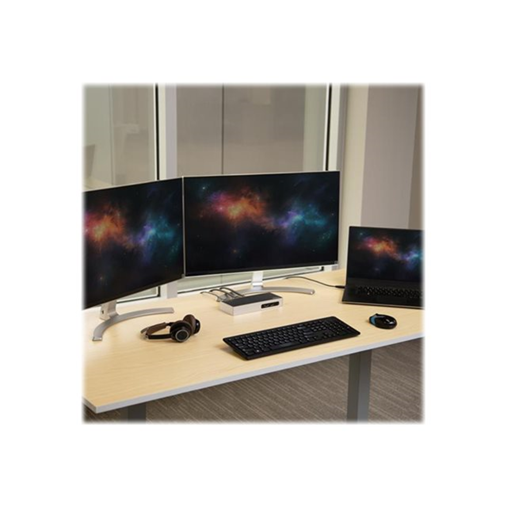 USB 3 Dual Monitor Dock HDMI DVI/VGA