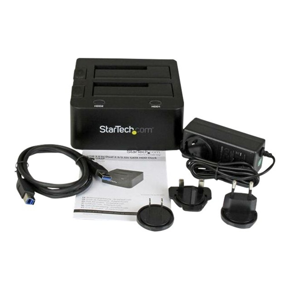 USB 3.0 Dual SATA HDD/SSD Dock w/UASP