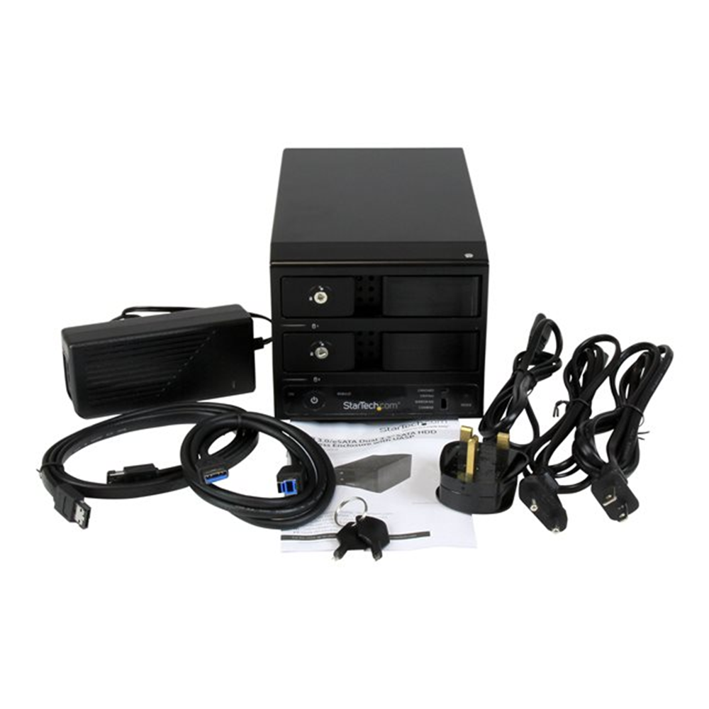 USB 3.0/eSATA Dual SATA HDD Enclosure