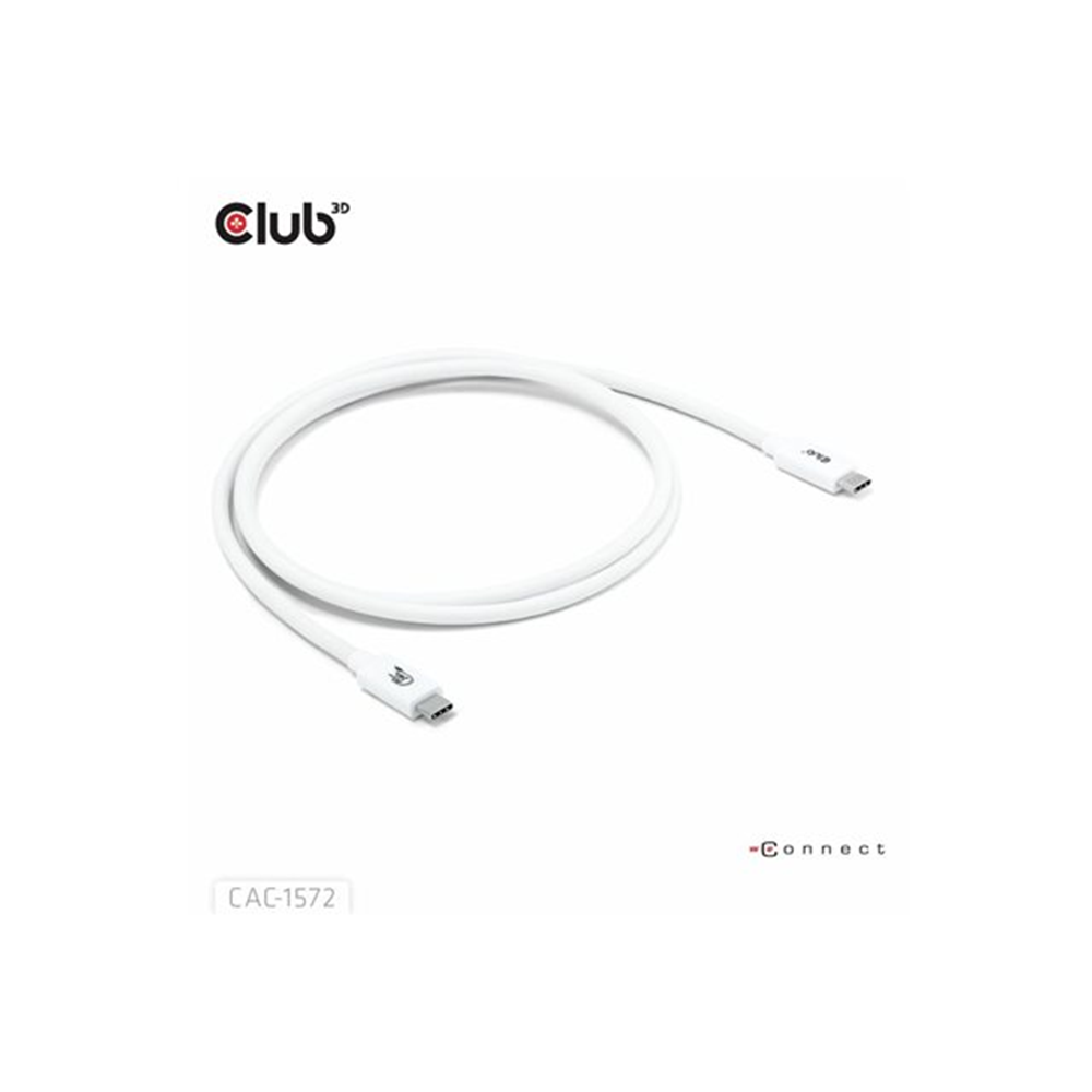 USB 80GBPS CERTIFIED 240W 4K540HZ TYPE-C(R) 1.2M / 3.94FT WHITE CABLE USB 80GBPS CERTIFIED 240W 4K540HZ TYPE-C(R) 1.2M / 3.94FT WHITE CABLE