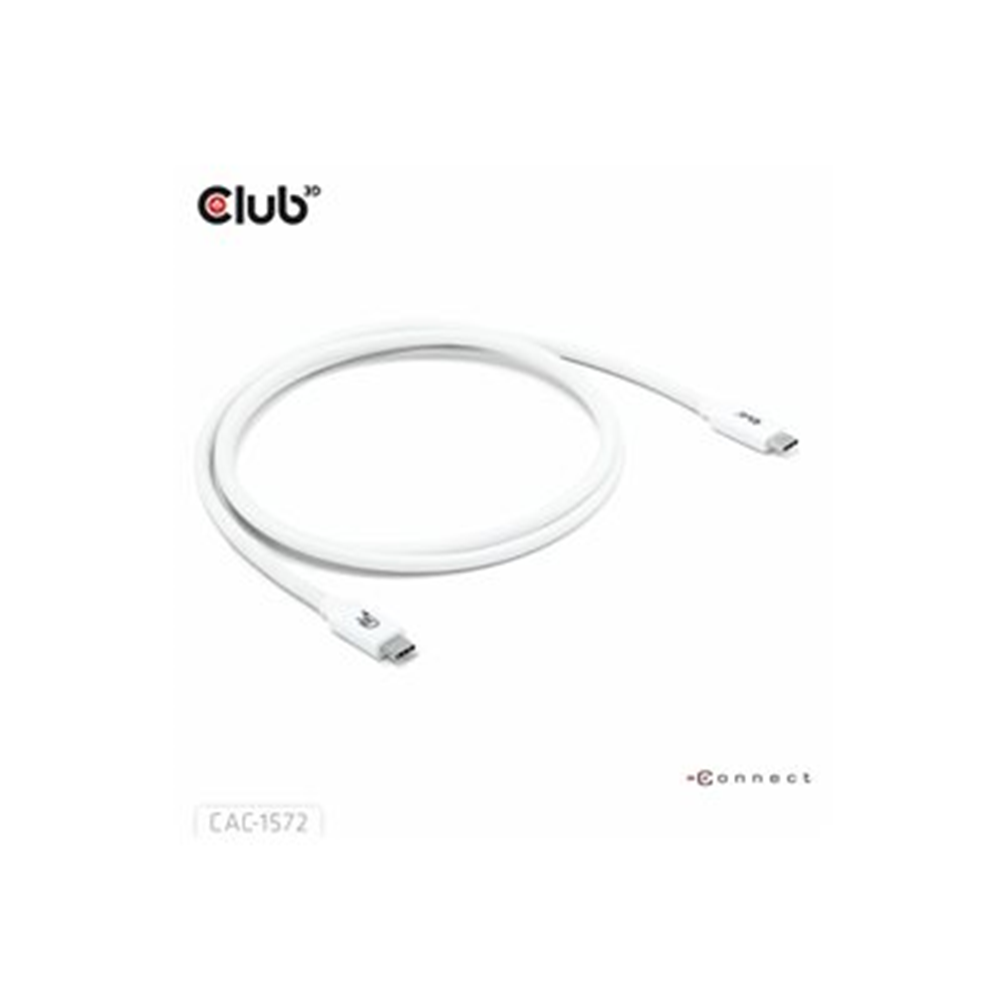 USB 80GBPS CERTIFIED 240W 4K540HZ TYPE-C(R) 1.2M / 3.94FT WHITE CABLE USB 80GBPS CERTIFIED 240W 4K540HZ TYPE-C(R) 1.2M / 3.94FT WHITE CABLE