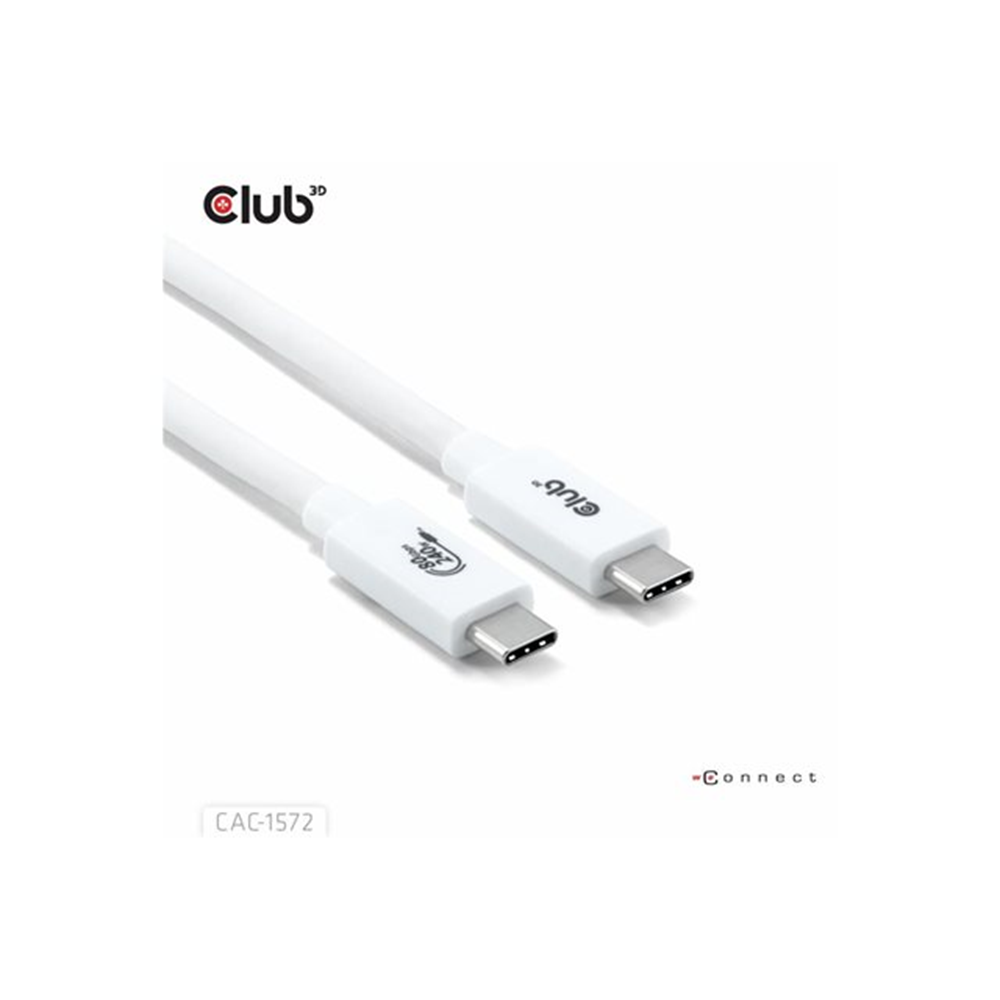 USB 80GBPS CERTIFIED 240W 4K540HZ TYPE-C(R) 1.2M / 3.94FT WHITE CABLE USB 80GBPS CERTIFIED 240W 4K540HZ TYPE-C(R) 1.2M / 3.94FT WHITE CABLE