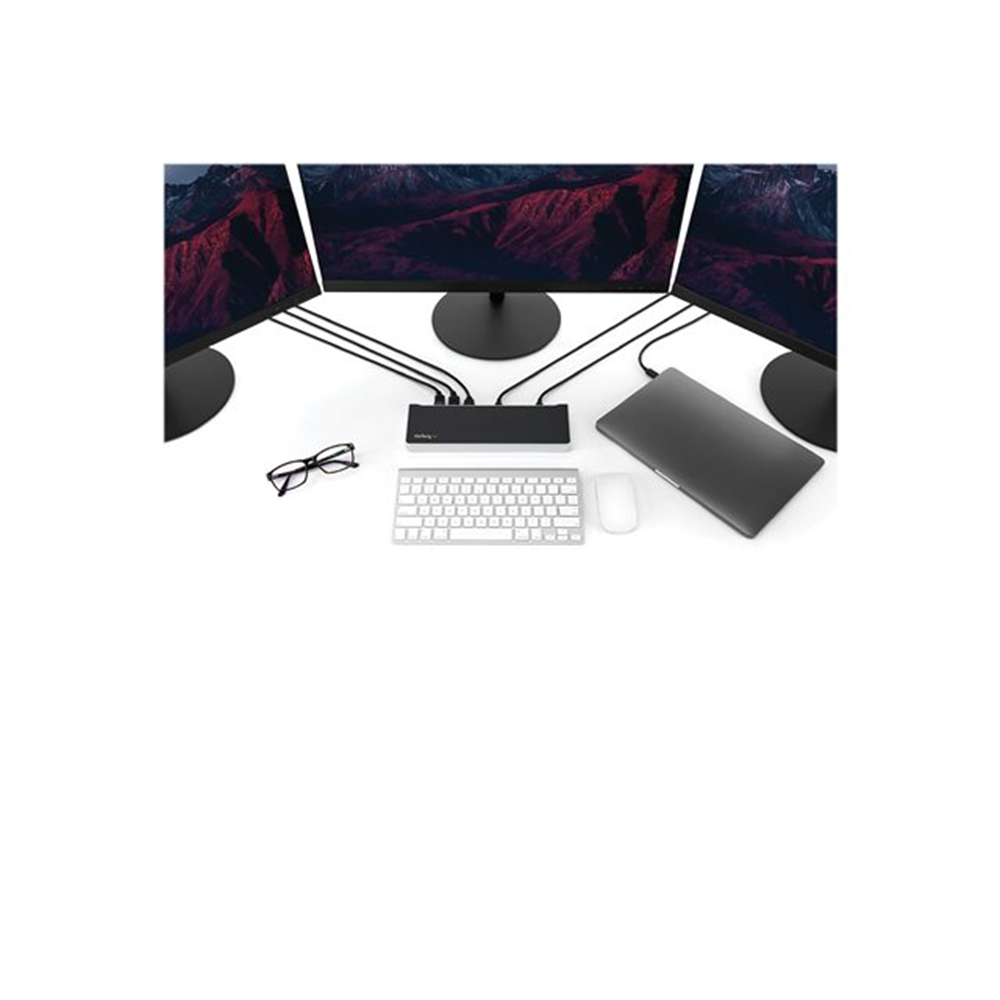 USB C Dock - Triple-4K - 60W USB PD