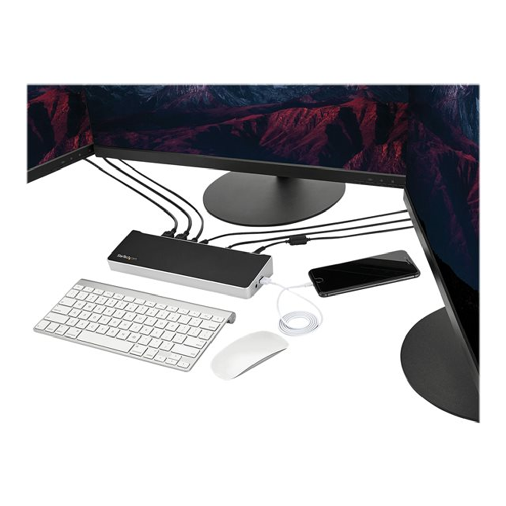 USB-C Dock - Triple 4K Monitor - 100W PD